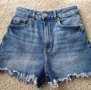 H&M Blue Denim Women Shorts